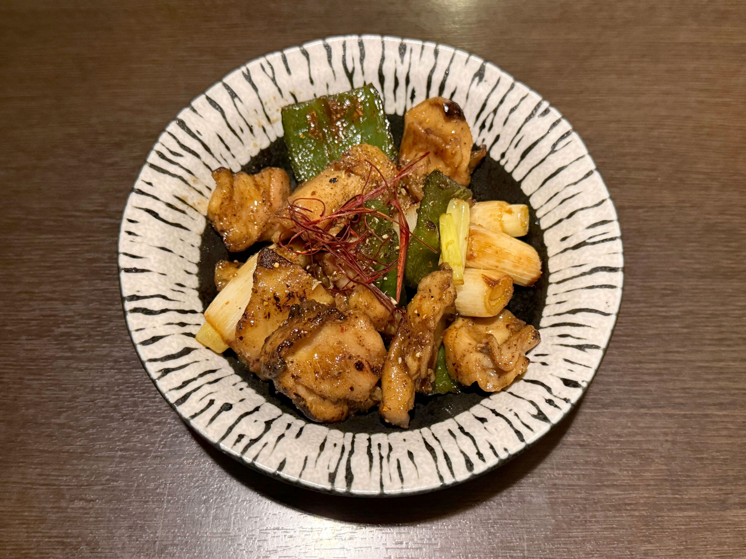 鶏ハラミの山椒焼き