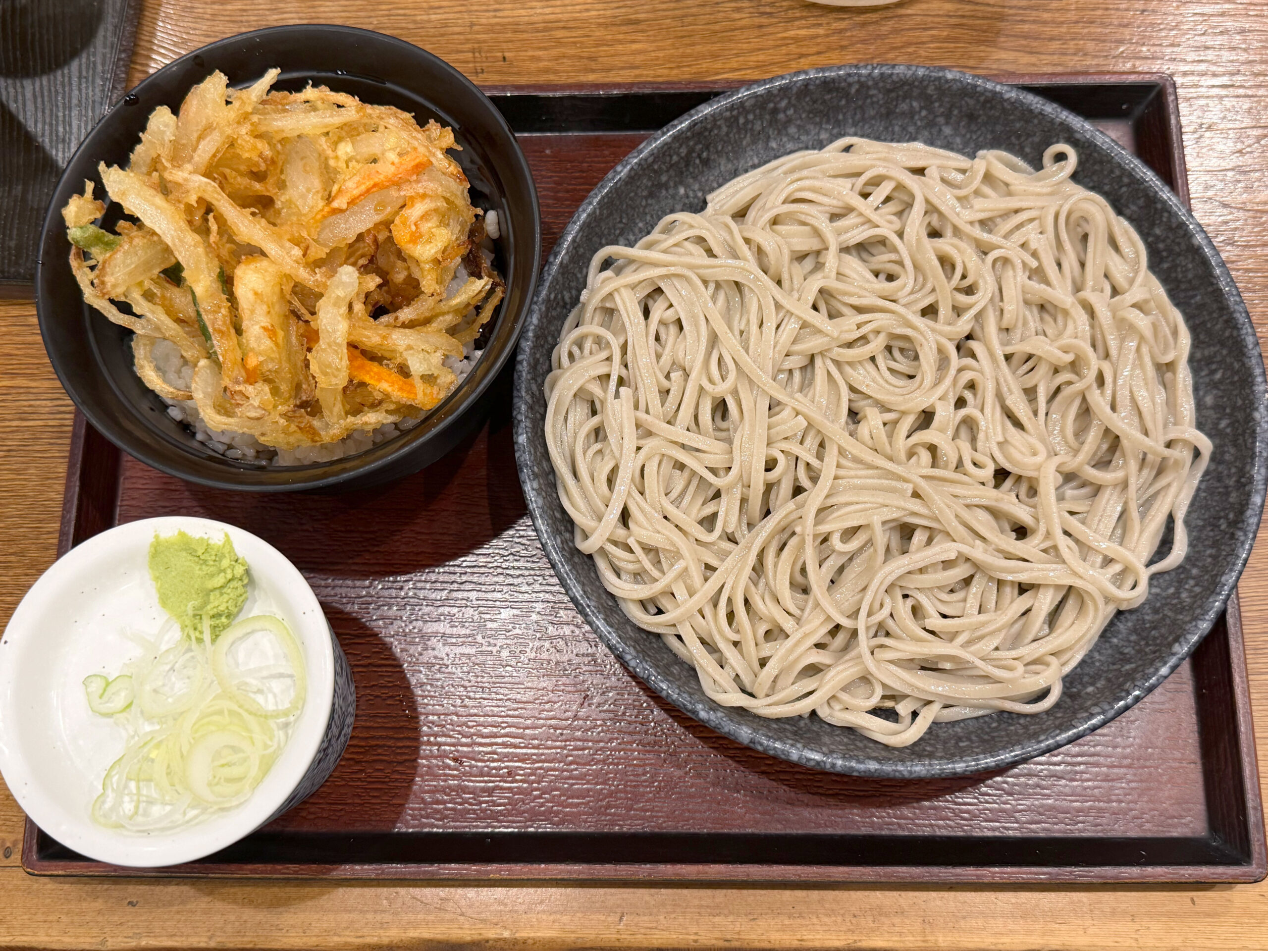 かきあげ丼セット(冷)