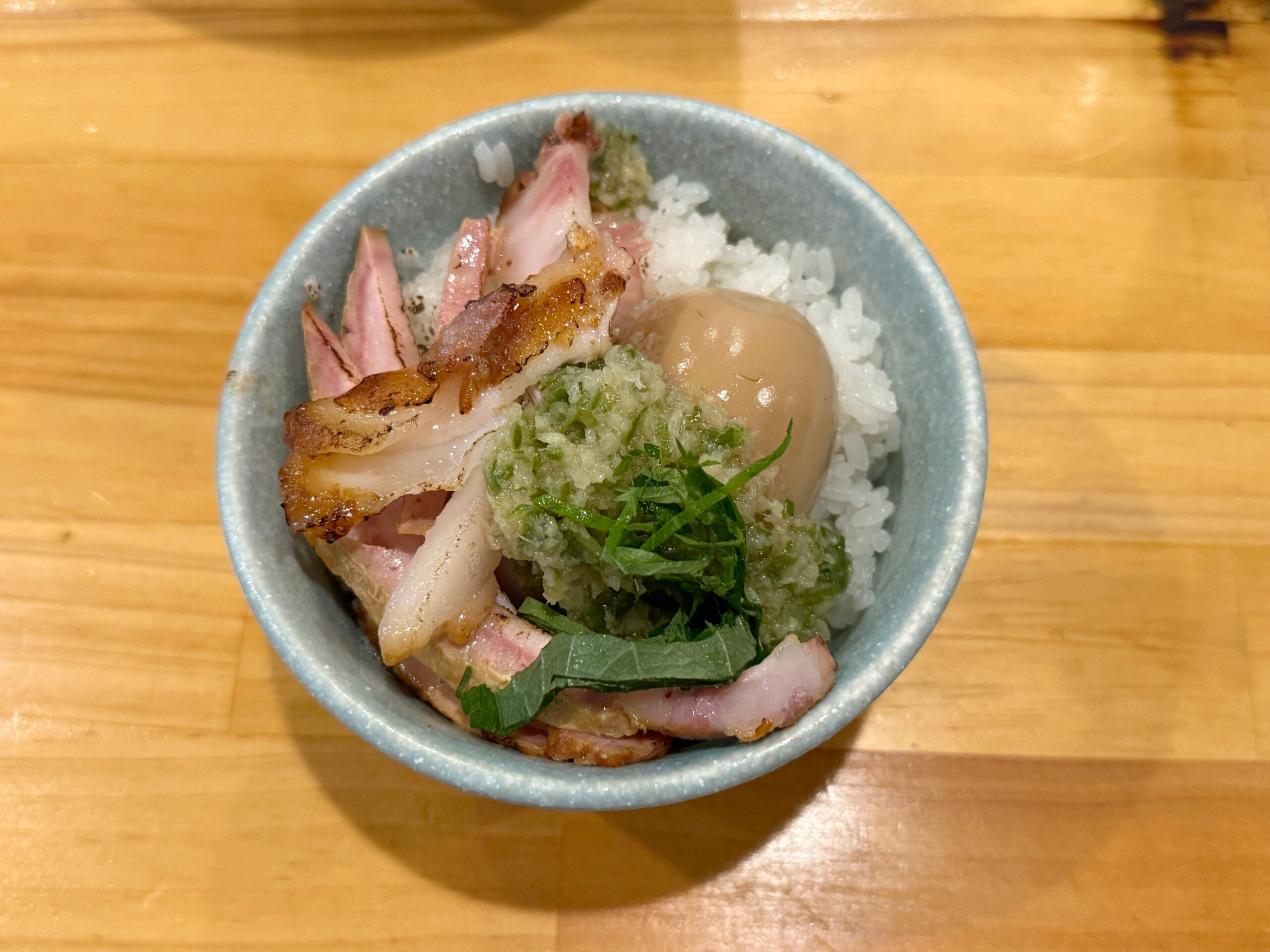 葱生姜タレ玉子丼