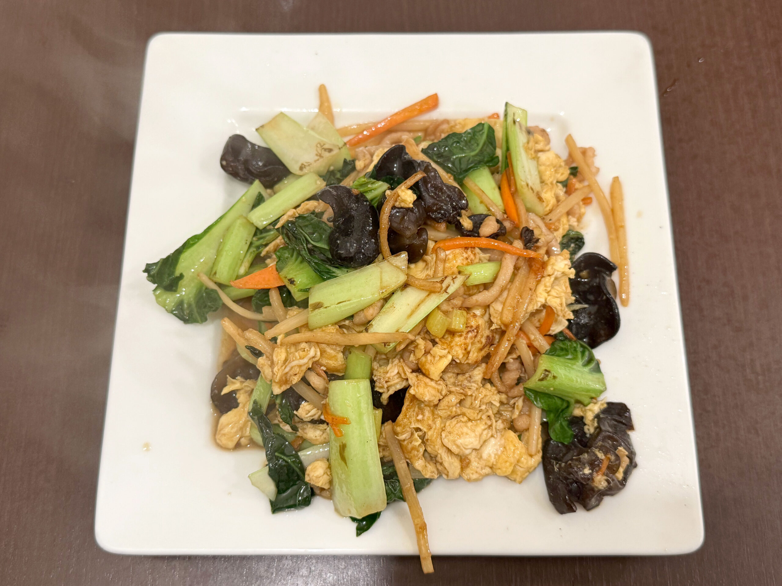 豚肉とキクラゲの玉子炒め