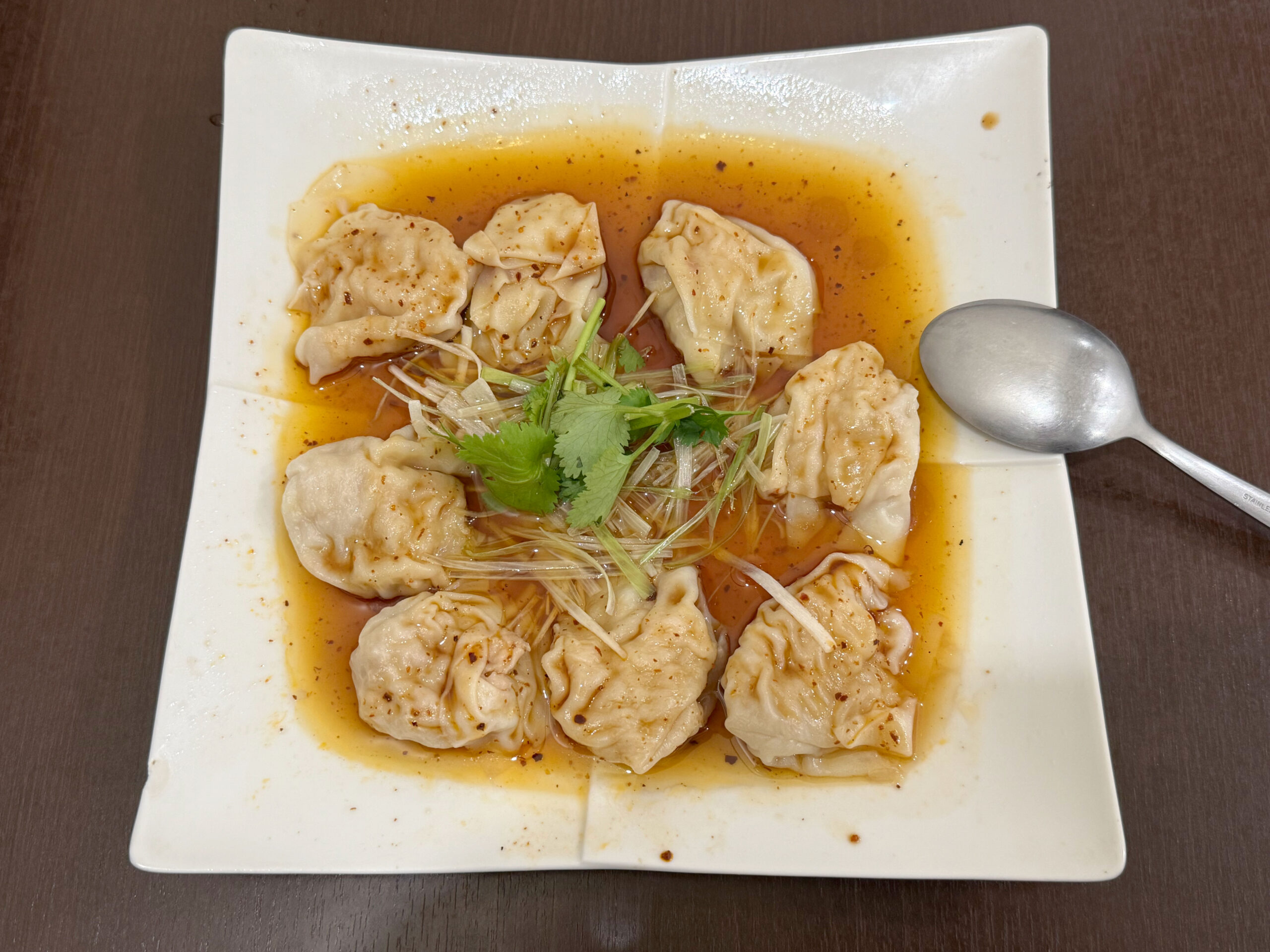 皿ワンタン