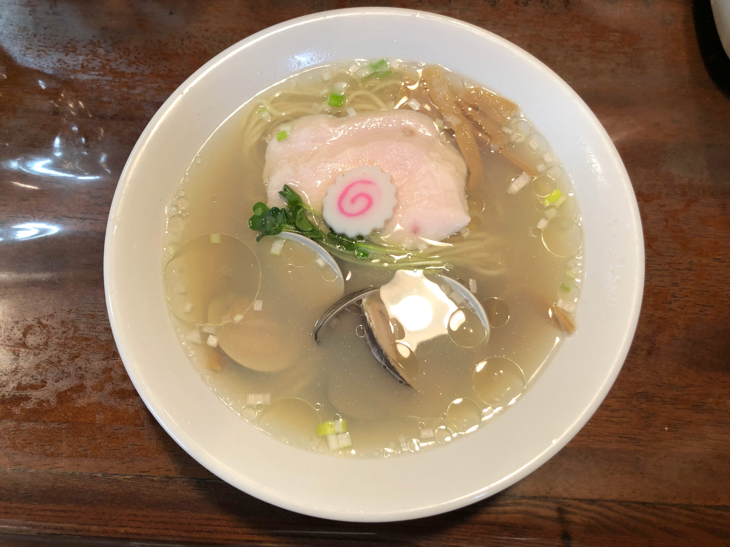 追いはまぐり中華そば(塩)