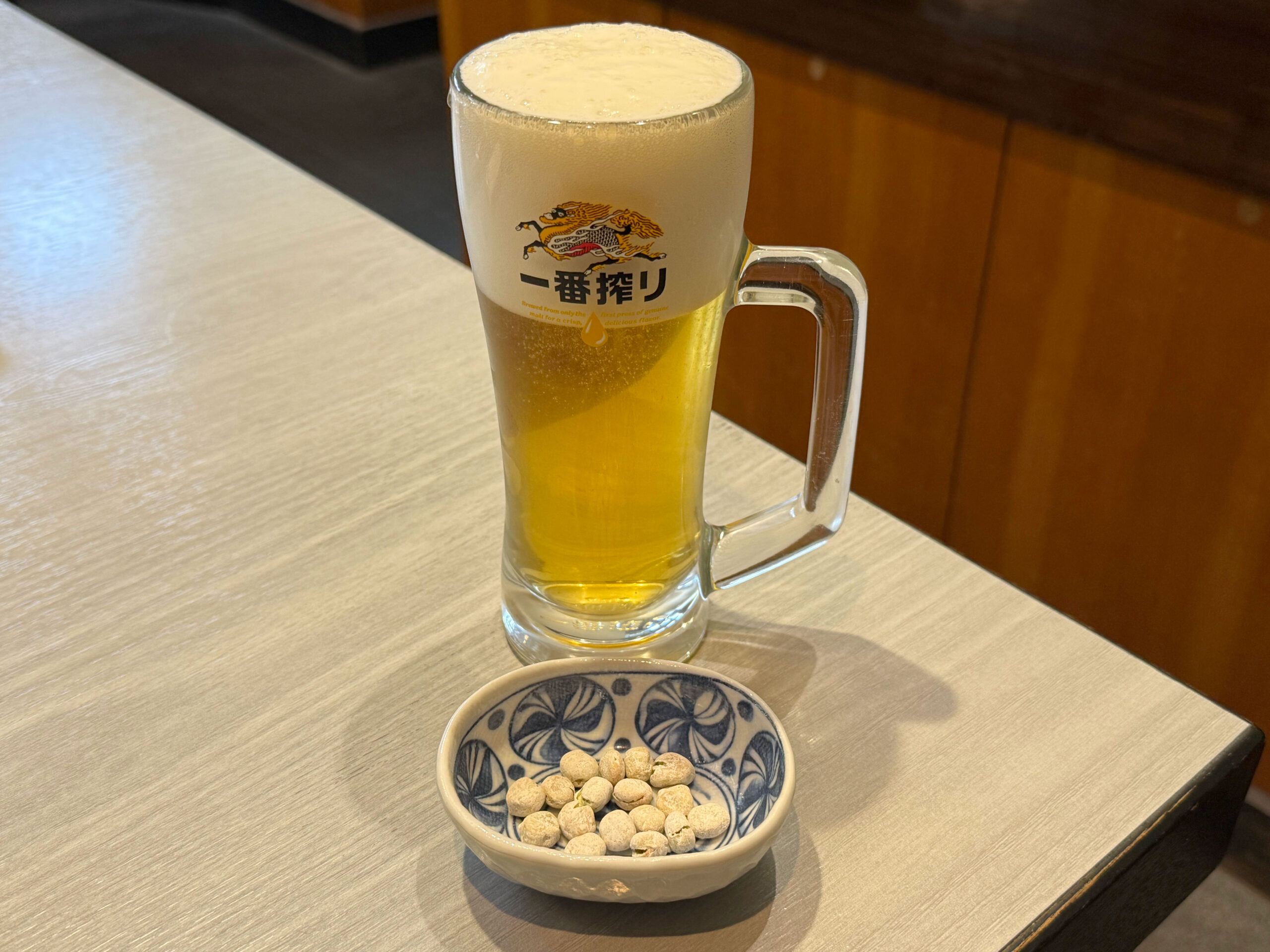 生ビール中