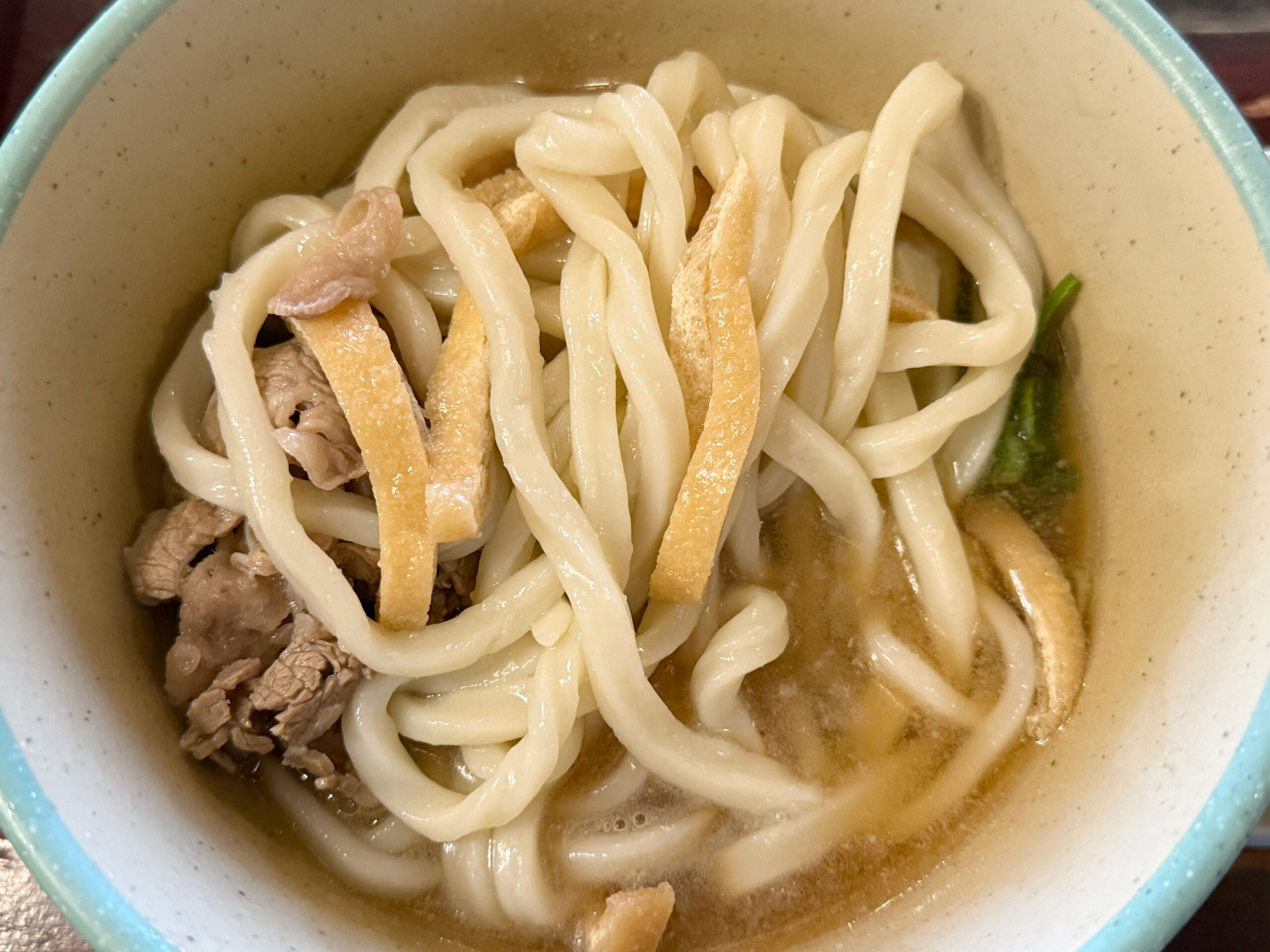 おうどんの様子