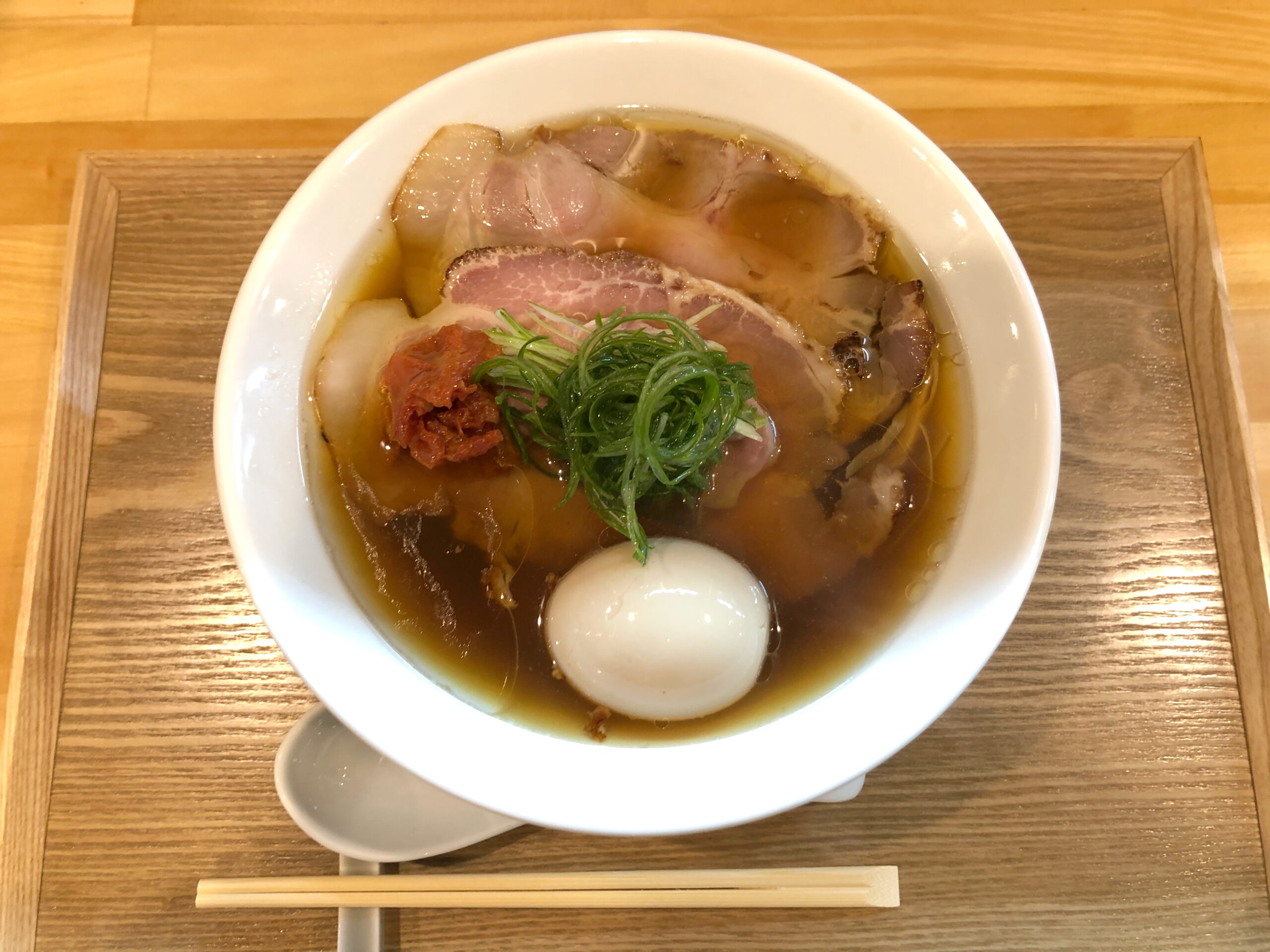 特製正油らーめん、ドライトマト