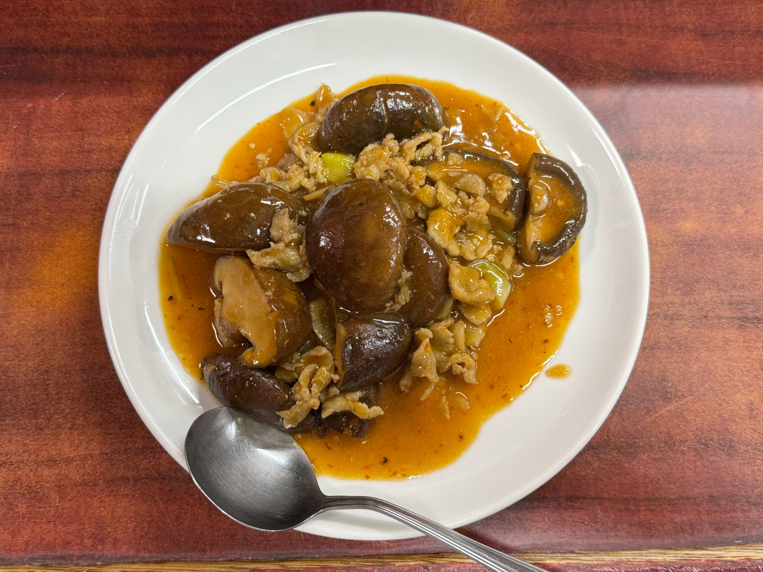 豚肉しいたけ炒め