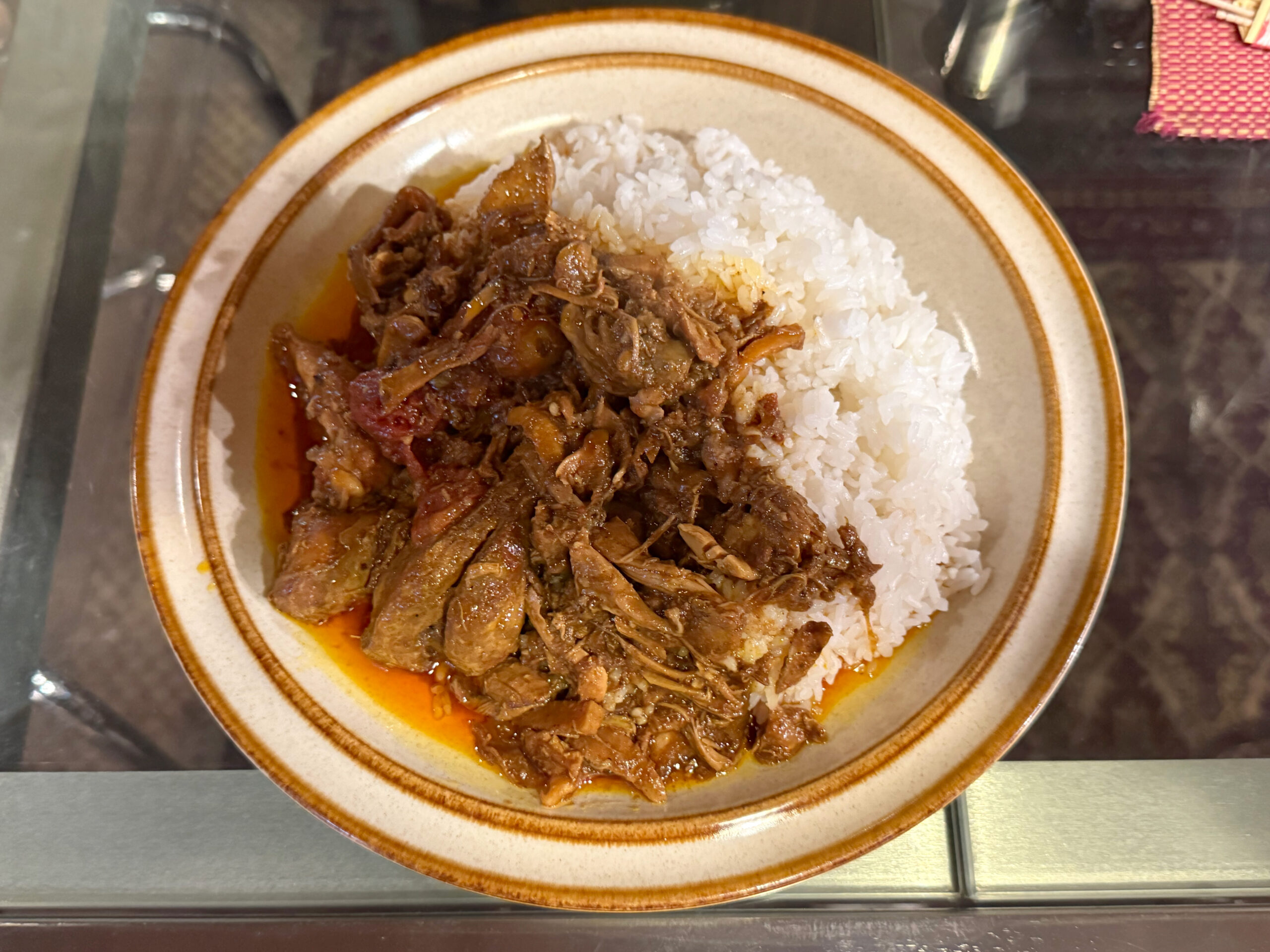 スリーコースセット(カリー、大盛り)