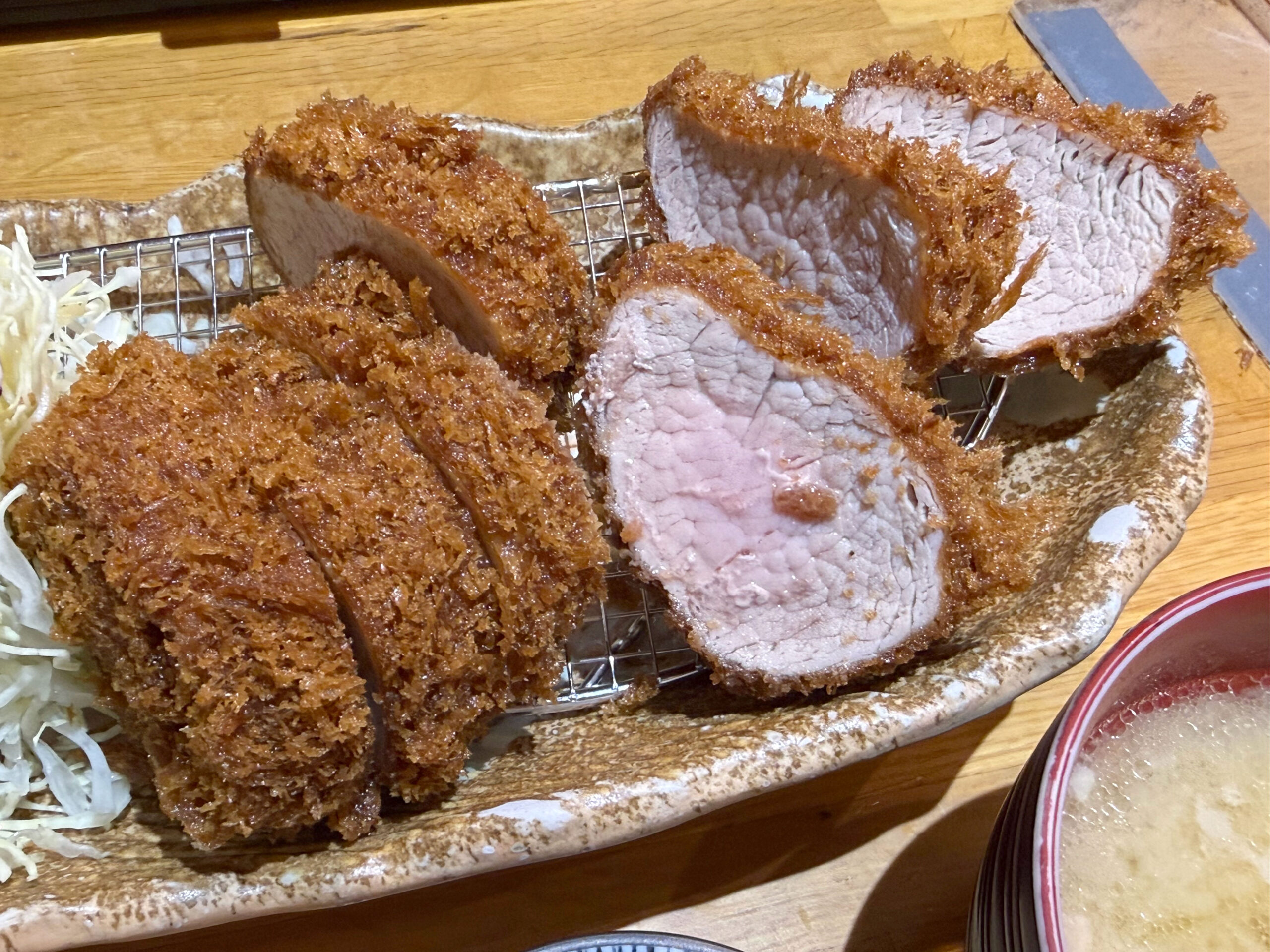 特上ヒレかつ 断面