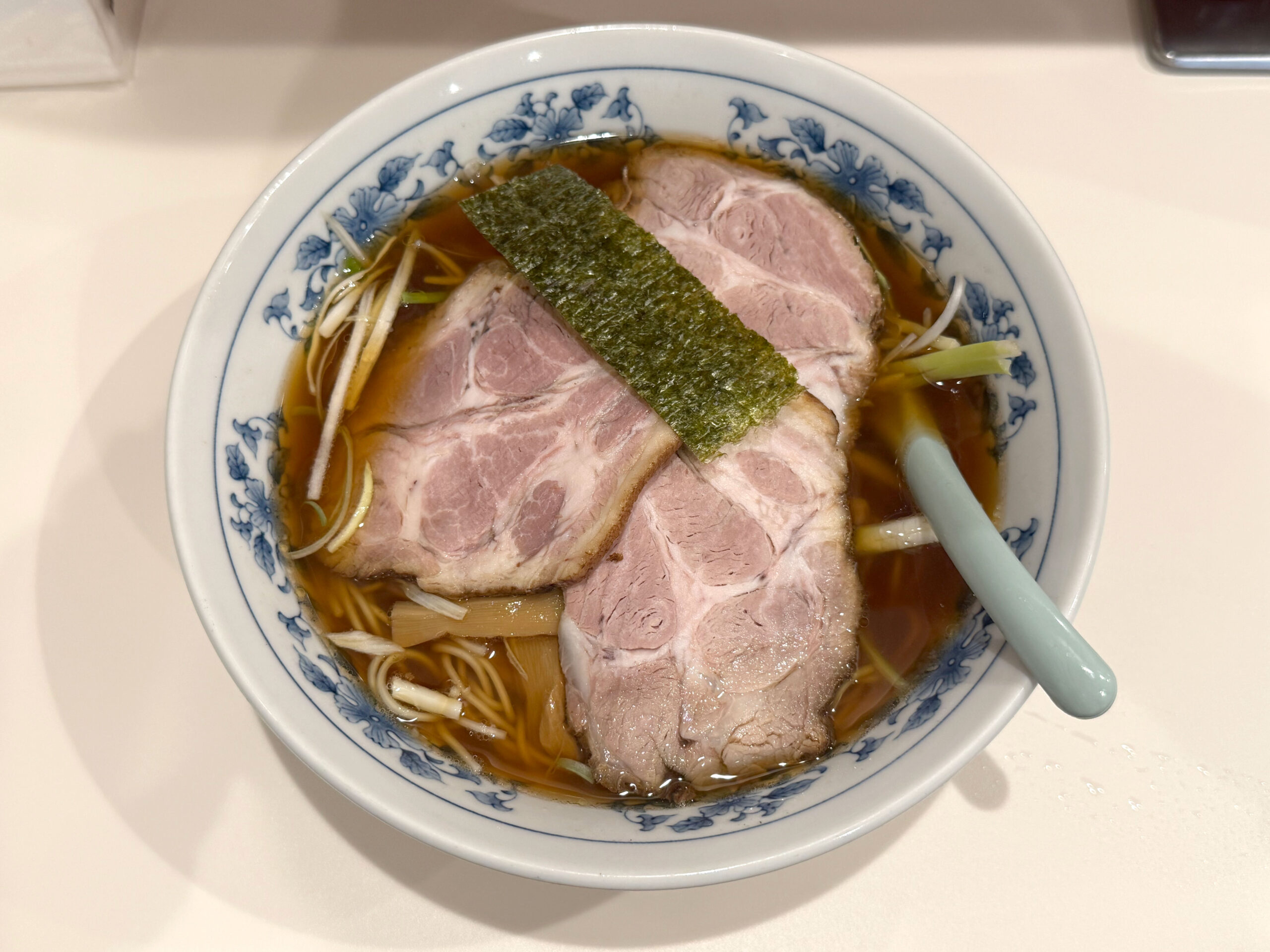醤油ねぎメンマチャーシュー麺
