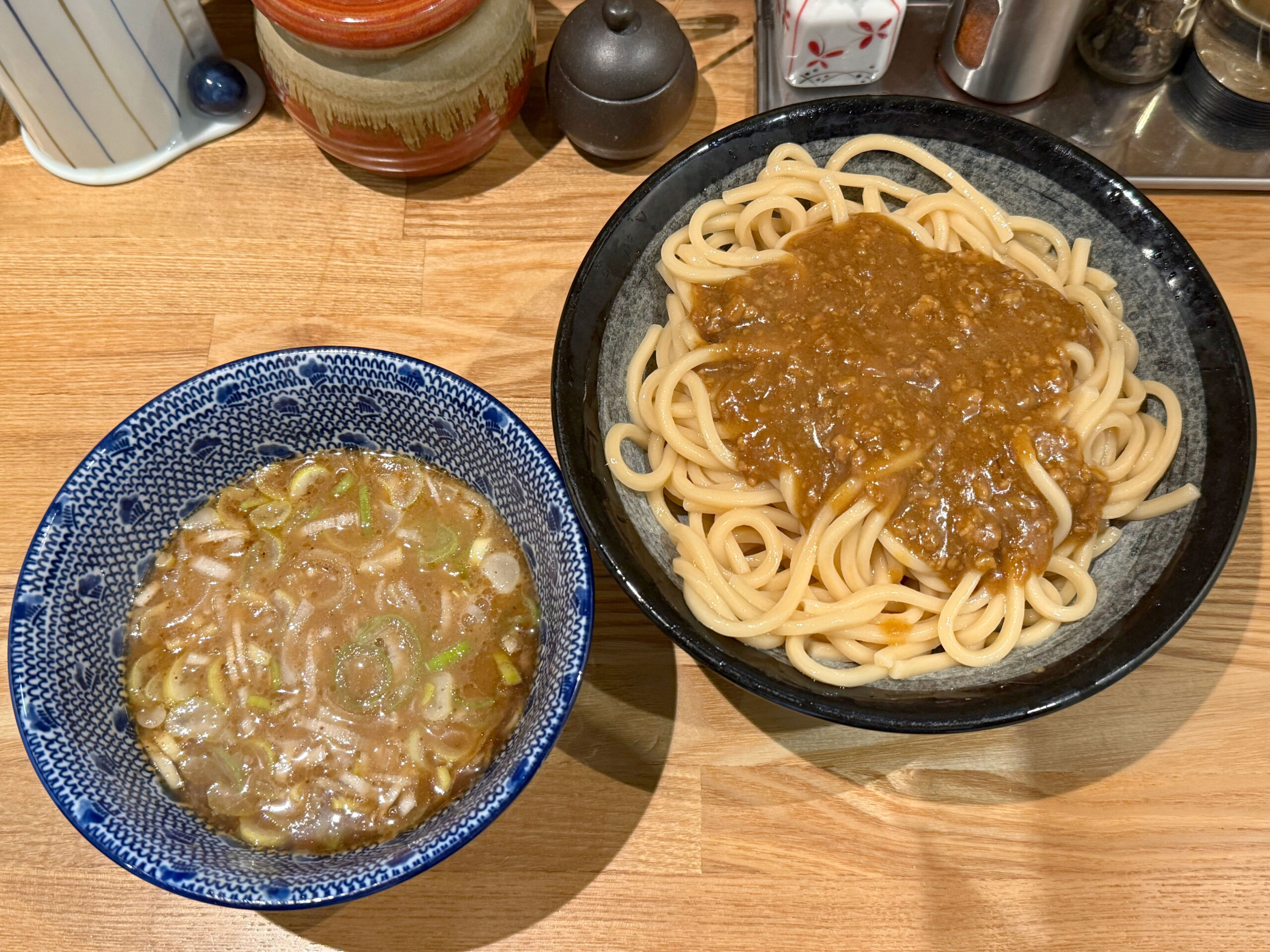 【限定】つけ麺 中盛(和え麺 スパイシーキーマカレー)
